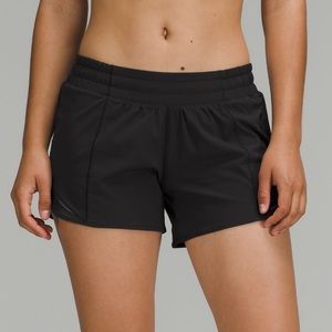 lululemon hotty hot 4” black size 8